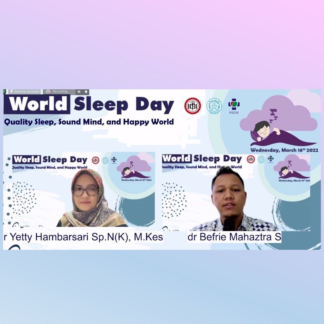 World Sleep Day 16 Maret 2022